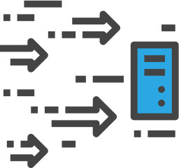 Data transferring icon